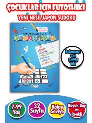 Çocuklar İçin Zeka & Dikkat Güçlendiren Futoshiki - Yeni Nesil Japon Sudoku