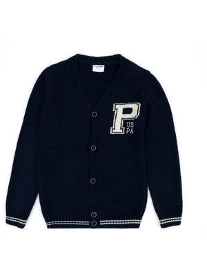 U.S. Polo Assn. Erkek Çocuk Lacivert Hırka (Triko) 50271344-VR033