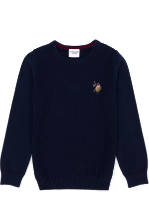 U.S. Polo Assn. Erkek Çocuk Lacivert Kazak /Triko 50269033-VR033