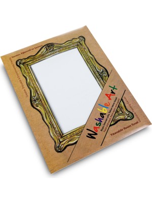 Akademi Çocuk Funny Mat Washable Art (Yıkanabilir Tuval) Senin Sanat Eserin