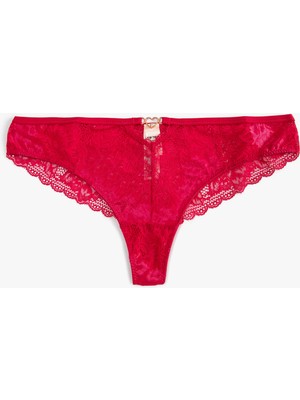 Koton Dantelli Brazilian Külot Normal Bel