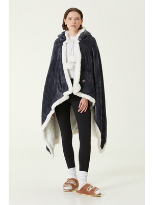 İrya Es Parla Karmen Battaniye Antrasit Oversize