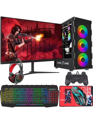 Gameline FR27 Ryzen 5 5600 16GB Ddr4 1tb SSD RTX4060 8gb 24" Oyuncu Masaüstü Bilgisayar