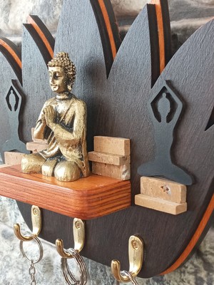 Gökçen Hobi Buda Buddha Anahtar Askısı