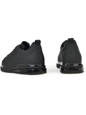 Ziya Ziya, Erkek Hakiki Deri Sneaker 1411026Z865 Siyah