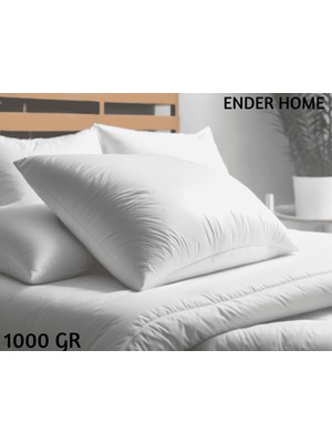 Ender Home Mikrofiber 1000 Gr. Yastık 50x70 cm Polyester Elyaf Dolgulu Hijyenik Yastık