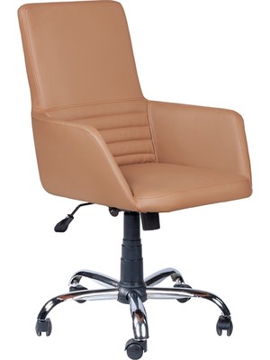 Bubu Home Moon Nikelajlı Ofis Şef Çalışma Koltuğu 726