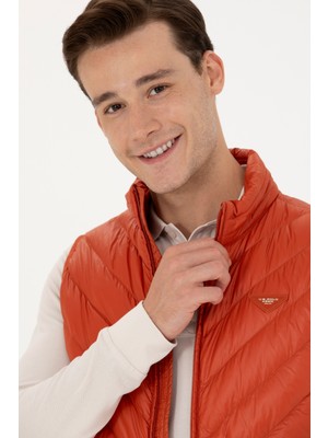 U.S. Polo Assn. Erkek Kiremit Yelek (Dokuma) 50269097-VR031