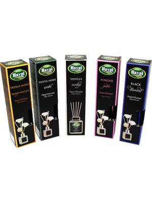 Dorasan Hayat Alfa Kare 100ML Bambu Çubuklu Mix Ortam Oda Kokusu