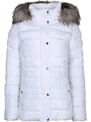 Tommy Hilfiger Kadın Mont Tw2Mp104-Wht