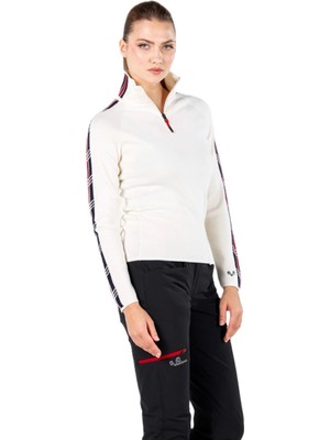 Woolona Asya Yün Yarım Fermuarlı Kazak