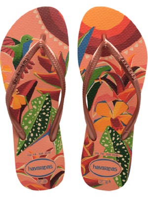 Havaianas Slim Tropical Turuncu Kadın Terlik 2024 41-42