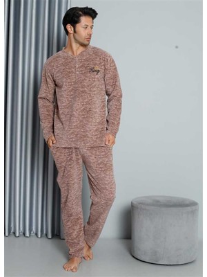 Moda Çizgi Welsoft Polar Erkek Pijama Takımı 6827