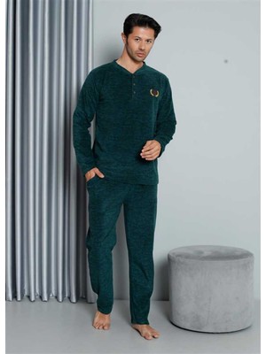 Moda Çizgi Welsoft Polar Erkek Pijama Takımı 6826