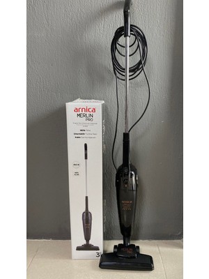 Arnica Merlin Pro Dikey Süpürge Kablolu 850 W HEPA Filtre ve Şeffaf Toz Haznesi ile Etkili Temizlik