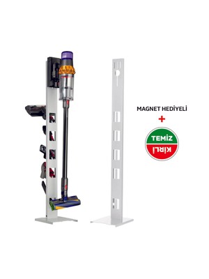 Tekno Trust Bosch Uyumlu Dikey Süpürge Standı Beyaz