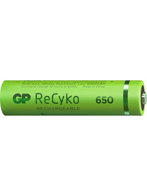 Trade Jam Gp Recyko 650 Mah R03 Aaa Şarjlı 2'li İnce Kalem Pil GP65AAAHCE-2EB2 (GPRHCH63E000) (4396)