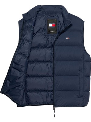 Tommy Hilfiger Erkek Marka Logolu Günlük Kullanıma Uygun Lacivert Yelek DM0DM17893-C1G