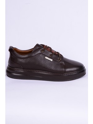 Pierre Cardin 9701 Casual Deri Ortopedik Günlük Kahverengi Erkek Ayakkabı