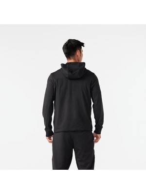 Decathlon Erkek Koşu Ceketi - Siyah - Warm 100