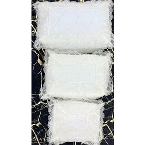 MADAM GOLD FIRANSIZ GÜPÜRLÜ 3LÜ GELİN DAMAT ÇEYİZLİK LÜKS HURÇ BOHÇA