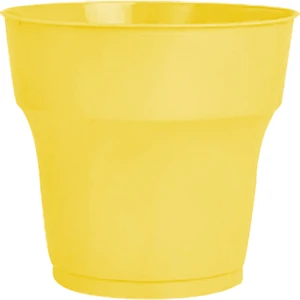 Sarı Tek Kullanımlık Plastik Bardak 24LÜ