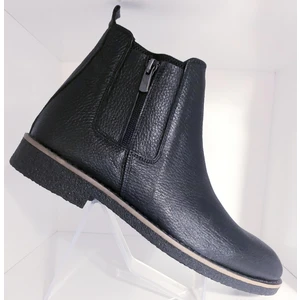 Bags Shoes Bagsshoes HTC2023K-011 Erkek  Deri Termo Taban Fermuar Garnili Chelsea Bot