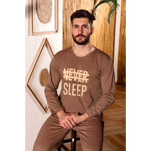 Pamuklu Uzun Kollu Erkek Pijama Takımı