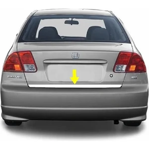 Ebal Oto Honda Civic Krom Alt Bagaj Çıtası 2001-2007 Arası Paslanmaz Çelik
