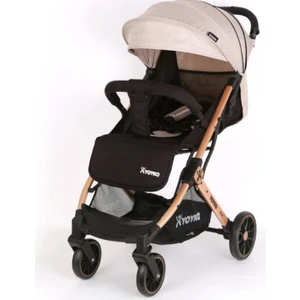 Quantum Tek Elle Kolay Katlanır Pratik Bebek Arabası Beige Rose