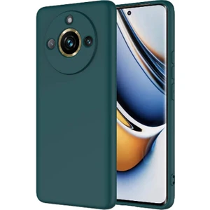 Techno Guru Realme 11 Pro Plus Içi Kadife Dolgulu Şık Candy Lansman Silikon Kılıf