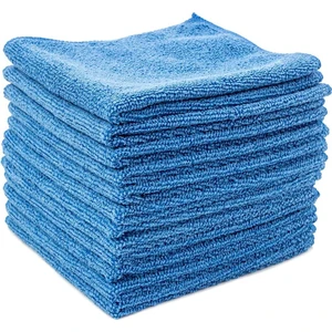 wilma secret Çok Amaçlı Mikrofiber Temizlik Bezi Mavi 40X40 cm - 5 Adet - 230 Gsm