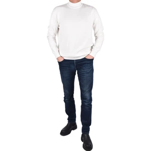 21011 Triko Yarım Balıkçı Kazak /ekru/2xl