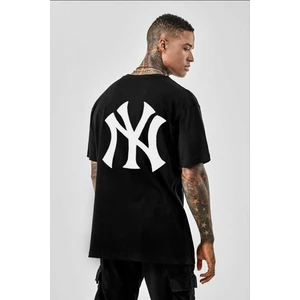 Siyah Ny Baskılı Unisex Tshirt