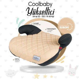 Cool Baby  Oto Koltuğu Yükseltici - Bej