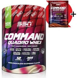 SSN Sports Style Nutrition Ssn Command Quadro Whey Protein Tozu 366 G Beyaz Çikolata-Ahududu