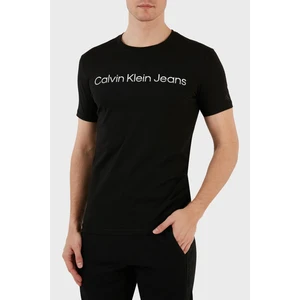 Calvin Klein Pamuklu Regular Fit Bisiklet Yaka T Shirt J30J324682Beh Erkek T Shirt J30J324682 Beh