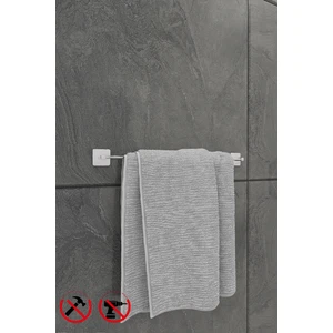 Alper Banyo Scilla Kare Krom Yapışkanlı Uzun Havluluk, Düz Havluluk, 40 cm