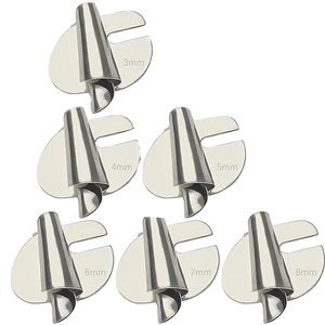 6 Adet Dikiş Haddelenmiş Hemmer Ayak, 3mm-8mm 6 Boyutları Geniş Haddelenmiş Basınç Ayak Dikiş Makinesi Baskı Ayağı Hemmer Ayak (Yurt Dışından)