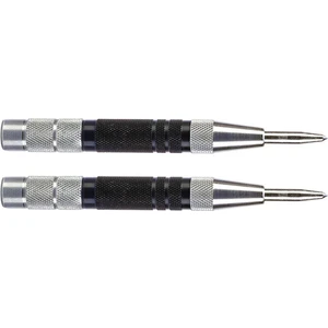2x Süper Güçlü Otomatik Merkez Zımbası ve Genel Otomatik Merkez Zımbası Ayarlanabilir Yaylı Metal Matkap Aleti (Yurt Dışından)