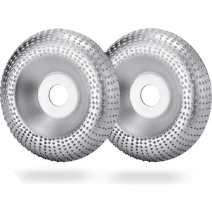 2 Adet 100MM Açı Öğütücü Disk, Taşlama Zımpara Oyma Aşındırıcı Alet, Açı Öğütücü Için Ağaç Işleme Kesici Alet (Yurt Dışından)