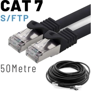 50 Metre Cat7 Kablo S/ftp Lszh Ethernet Network Lan Ağ Kablosu