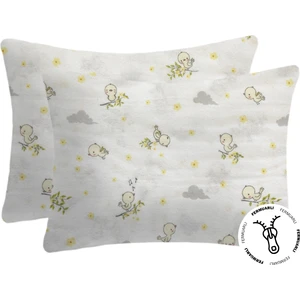 Lief Home Flanel ( Pazen ) Fermuarlı Bebek Yastık Kılıfı | 35X45 ( 2 Adet )