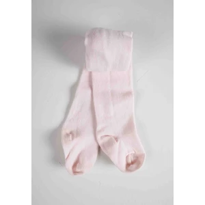 Çocuk Düz Külotlu Çorap Pudra Pembe