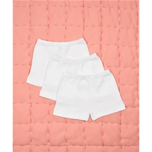 Üçlü Kız Boxer Set Ekru
