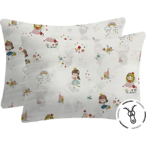 Lief Home %100 Pamuklu Fermuarlı Bebek Yastık Kılıfı | 35X45 ( 2 Adet )