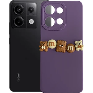 Xiaomi Redmi Note 13 Pro 5g Kılıf 3D M Bear Kamera Korumalı Silikon Kapak