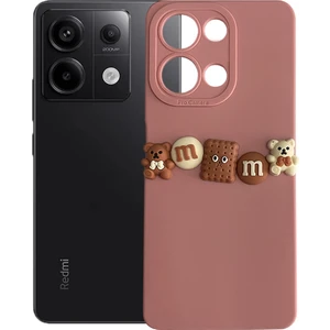 Xiaomi Redmi Note 13 Pro 5g Kılıf 3D M Bear Kamera Korumalı Silikon Kapak