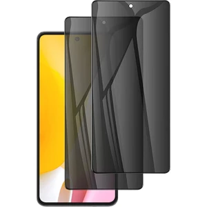 M.TK Moveteck Samsung Galaxy A14 Uyumlu Hayalet Ekran Koruyucu Cam 5d Privacy