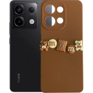 Xiaomi Redmi Note 13 Pro 5g Kılıf 3D M Bear Kamera Korumalı Silikon Kapak